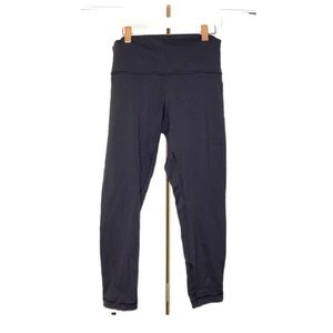 Lululemon Wunder Under 7/8 Black Leggings